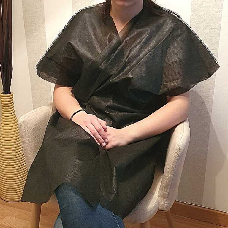 Bata o kimono desechable peluquerías